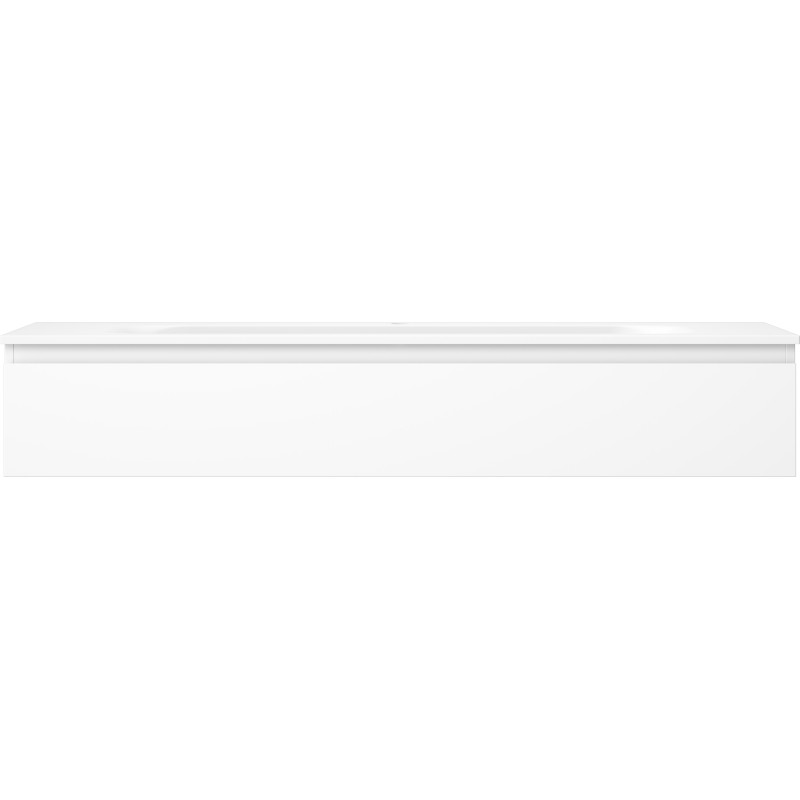 Mexen Orio szafka łazienkowa 140 cm z umywalką Vela, 1 szuflada, biała mat - 91A10-14023-1-BF01-W23M01