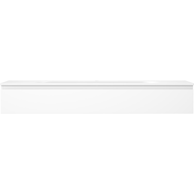 Mexen Orio szafka łazienkowa 160 cm z umywalką Vela, 1 szuflada, biała mat - 91A10-16023-1-BF01-W23M01