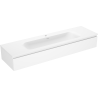 Mexen Orio Badschrank 160 cm mit Waschbecken Vela, 1 Schublade, weiß matt - 91A10-16023-1-BF01-W23M01