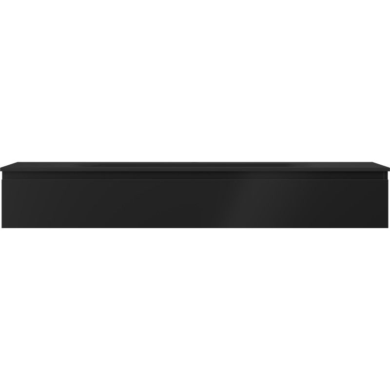 Mexen Orio vannitoakapp 160 cm valamu Vela, 1 sahtel, must matt - 91A10-16023-1-BF71-W23M71