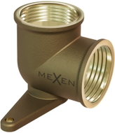 Mexen BRASS Zidni mesingani koljeno s nosačem 1/2 GW x 1/2 GW - W97408-1212