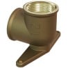 Mexen BRASS Messing-Wandwinkel mit Halterung 1/2 IG x 1/2 IG - W97408-1212