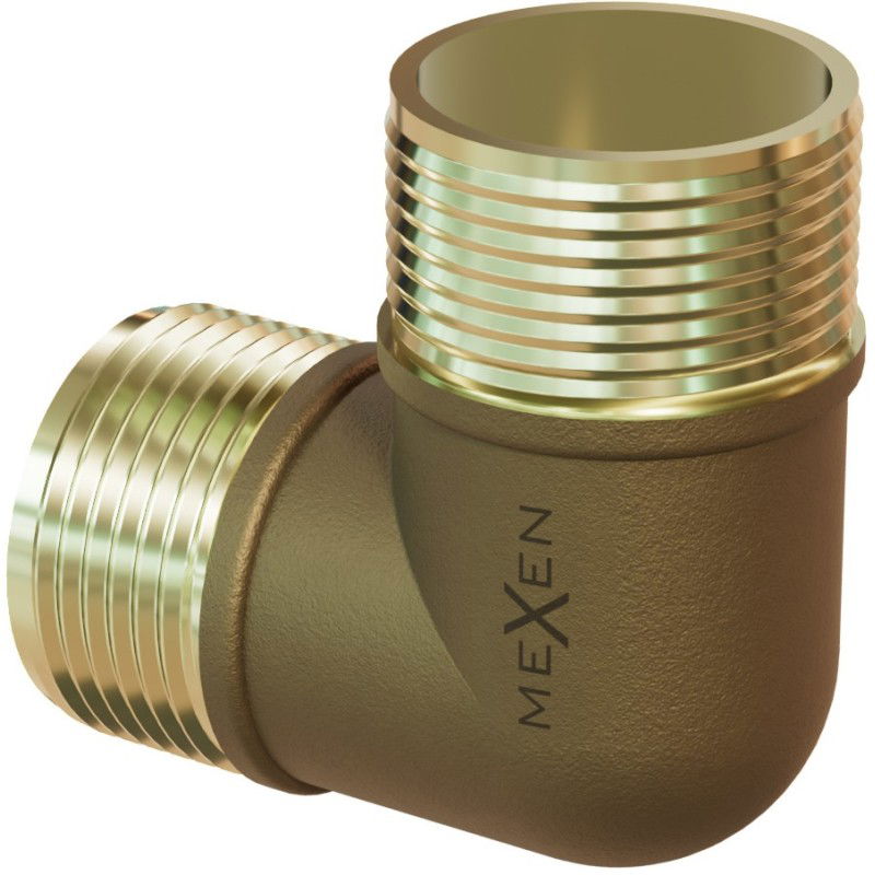 Mexen BRASS messing elleboog 3/4 GZ x 3/4 GZ - W97409-3434