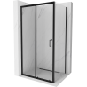 Mexen Apia kabina prysznicowa rozsuwana 105 x 100 cm, transparent, czarna - 840-105-100-70-00