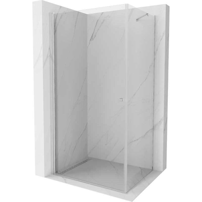 Mexen Pretoria kabina prysznicowa uchylna 85 x 110 cm, transparent, chrom - 852-085-110-01-00