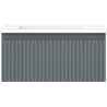 Mexen Rivel badkamerkast 50 cm met wastafel Otis, 1 lade, gefreesd, grafiet mat/wit mat - 91A20-05023-1-BF66-W18M01