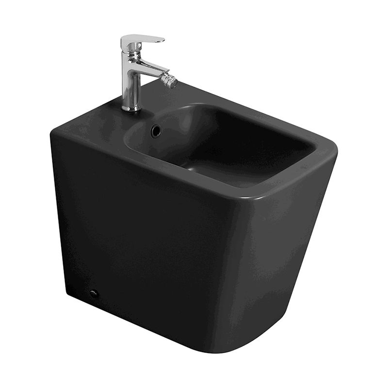 Mexen Cube Bidet stehend, schwarz matt - 36925085
