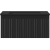 Mexen Rivel bathroom cabinet 50 cm with Otis sink, 1 drawer, fluted, matte black - 91A20-05023-1-BF71-W18M71