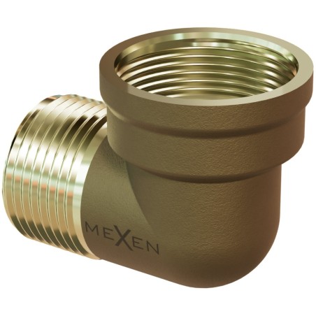Mexen BRASS messingist põlv 6/4 GZ x 6/4 GW - W97410-6464