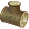 Mexen BRASS Messing-T-Stück 1 IG x 1/2 IG x 1 IG - W97412-101210