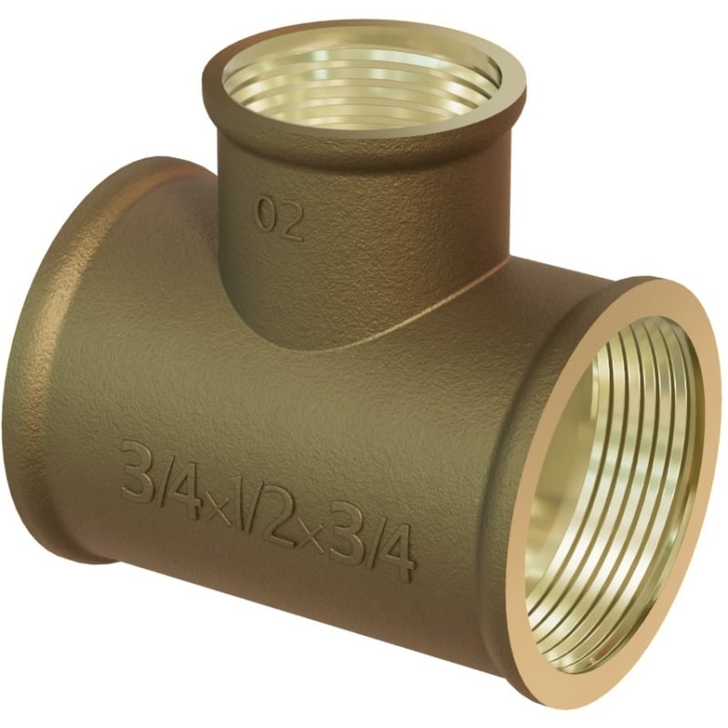 Mexen BRASS trójnik mosiężny 5/4 GW x 3/4 GW x 5/4 GW - W97412-543454
