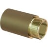 Mexen BRASS Messing Rundverlängerung 1/2 Innengewinde x 1/2 Außengewinde, 25 mm - W97415-1212-25