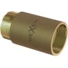 Mexen BRASS Messing Rundverlängerung 1/2 Innengewinde x 1/2 Außengewinde, 25 mm - W97415-1212-25