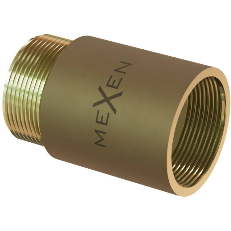 Mexen BRASS prolunga tonda ridotta in ottone 1/2 GF x 3/8 GM, 10 mm - W97416-1238-10