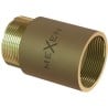 Mexen BRASS Messing Reduzierstück rund 1/2 IG x 3/8 AG, 10 mm - W97416-1238-10