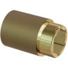 Mexen BRASS Messing Reduzierstück rund 1/2 IG x 3/8 AG, 10 mm - W97416-1238-10