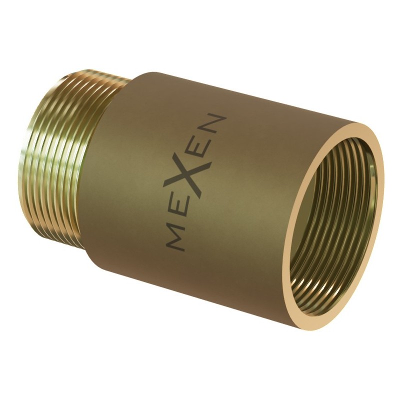 Mexen BRASS przedłużka okrągła redukcyjna mosiężna 3/4 GW x 1/2 GZ, 10 mm - W97416-3412-10