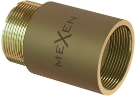 Mexen BRASS runde Messing-Reduktionsverlängerung 3/4 IG x 1/2 AG, 10 mm - W97416-3412-10
