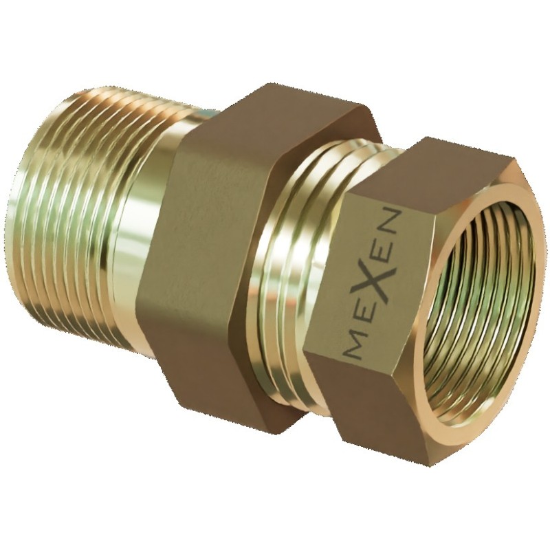 Mexen BRASS Ορειχάλκινη ευθεία σύνδεση 1/2 GZ x 1/2 GW - W97417-1212