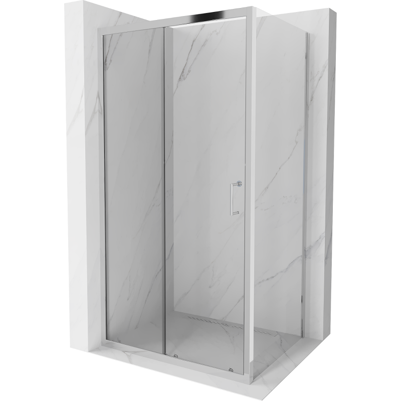 Mexen Apia kabina prysznicowa rozsuwana 135 x 90 cm, transparent, chrom - 840-135-090-01-00