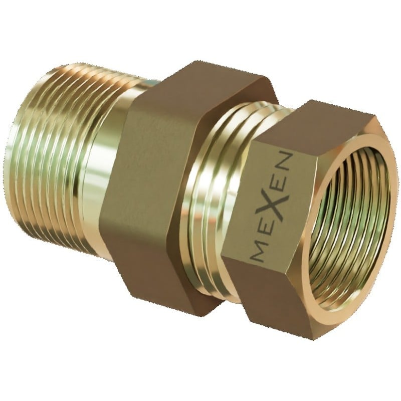 Mexen BRASS Messing Verschraubung gerade 1 AG x 1 IG - W97417-1010