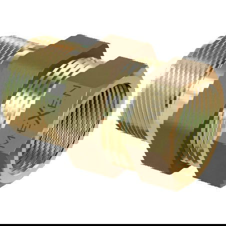 Mexen BRASS rechte messing verbindingsfitting 5/4 GZ x 5/4 GW - W97417-5454