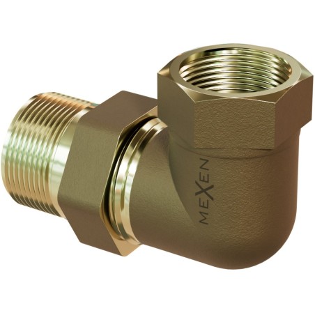 Mexen BRASS śrubunek kątowy mosiężny 5/4 GZ x 5/4 GW - W97418-5454