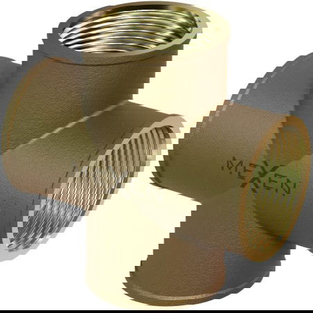 Mexen BRASS messing vierwegstuk 3/4 GW x 3/4 GW x 3/4 GW x 3/4 GW - W97418-34343434