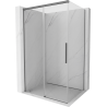 Mexen Rox douchecabine schuifdeur 135 x 85 cm, transparant, gun metal - 8C2-135-085-95-00