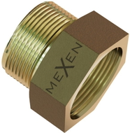 Mexen BRASS messingist väliskeermega-reduktor 1/2 GW x 3/8 GZ - W97419-1238