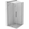 Mexen Rox Schiebetür-Duschkabine 90 x 90 cm, transparent, Gunmetal - 8C2-090-090-95-00