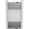 Mexen Apia drzwi prysznicowe rozsuwane 150 cm, pasy, chrom - 845-150-000-01-20