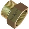 Mexen BRASS screw-on screw-in brass reducer 5/4 Female Thread x 3/4 Male Thread - W97419-5434