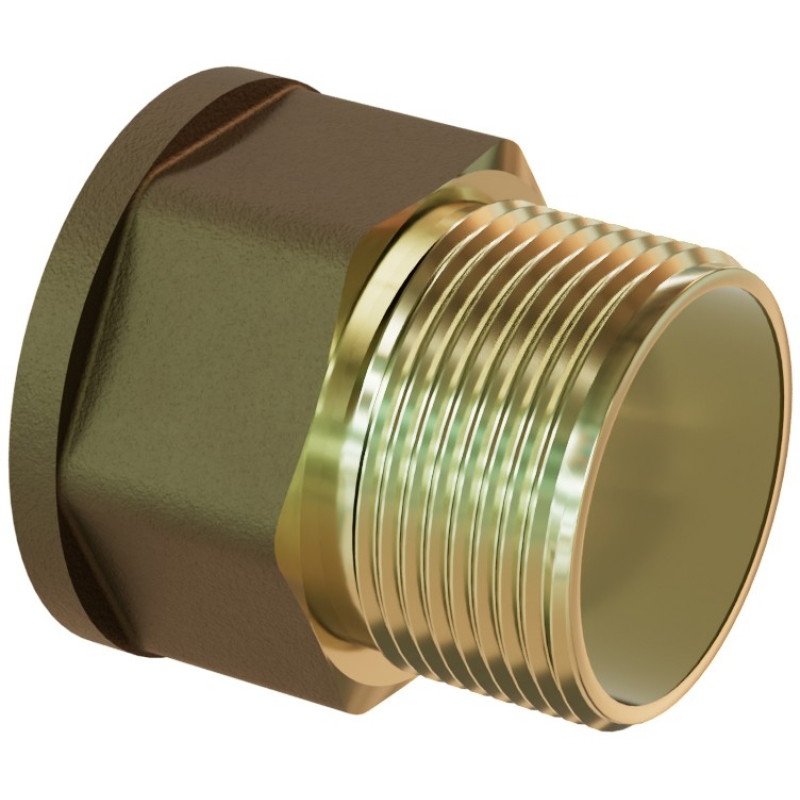 Mexen BRASS messingist pikendus 1/2 EM x 1/2 IM, 20 mm - W97420-1212-20
