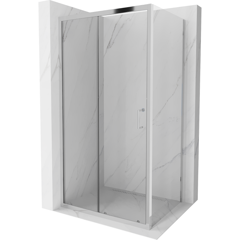 Mexen Apia kabina prysznicowa rozsuwana 115 x 90 cm, transparent, chrom - 840-115-090-01-00