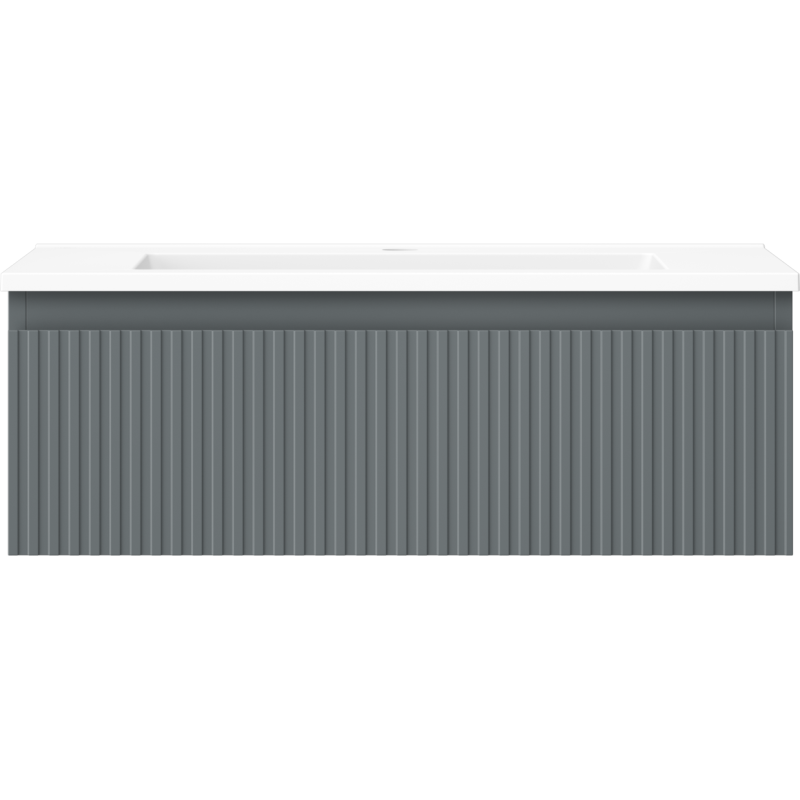 Mexen Rivel Buedzëmmer Schaf 70 cm mat Spullsteen Otis, 1 Schof, gerëftert, grafitmatt/bloos matt - 91A20-07023-1-BF66-W18M01