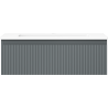 Mexen Rivel armario de baño 70 cm con lavabo Otis, 1 cajón, ranurado, grafito mate/blanco mate - 91A20-07023-1-BF66-W18M01
