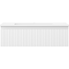 Mexen Rivel armario de baño de 80 cm con lavabo Otis, 1 cajón, ranurado, blanco mate - 91A20-08023-1-BF01-W18M01