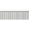 Mexen Rivel Badezimmerschrank 80 cm mit Waschbecken Otis, 1 Schublade, gerillt, grau matt/weiß matt - 91A20-08023-1-BF62-W18M01