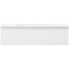 Mexen Rivel badkamerkast 90 cm met Otis wastafel, 1 lade, gegroefd, wit mat - 91A20-09023-1-BF01-W18M01