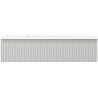 Mexen Rivel armario de baño de 100 cm con lavabo Otis, 1 cajón, acanalado, gris mate/blanco mate - 91A20-10023-1-BF62-W18M01