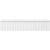 Mexen Rivel badkamerkast 120 cm met wastafel Otis, 1 lade, gegroefd, wit mat - 91A20-12023-1-BF01-W18M01