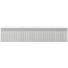 Mexen Rivel 120 cm Badschrank mit Waschbecken Otis, 1 Schublade, geriffelt, grau matt/weiß matt - 91A20-12023-1-BF62-W18M01