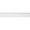 Mexen Rivel Badezimmerschrank 160 cm mit Waschbecken Otis, 1 Schublade, geriffelt, weiß matt - 91A20-16023-1-BF01-W18M01