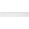 Mexen Rivel Badezimmerschrank 160 cm mit Waschbecken Otis, 1 Schublade, gerillt, weiß matt - 91A20-16023-1-BF01-W18M01