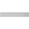 Mexen Rivel 160 cm Bathroom Cabinet with Otis Sink, 1 Drawer, Fluted, Grey Matte/White Matte - 91A20-16023-1-BF62-W18M01