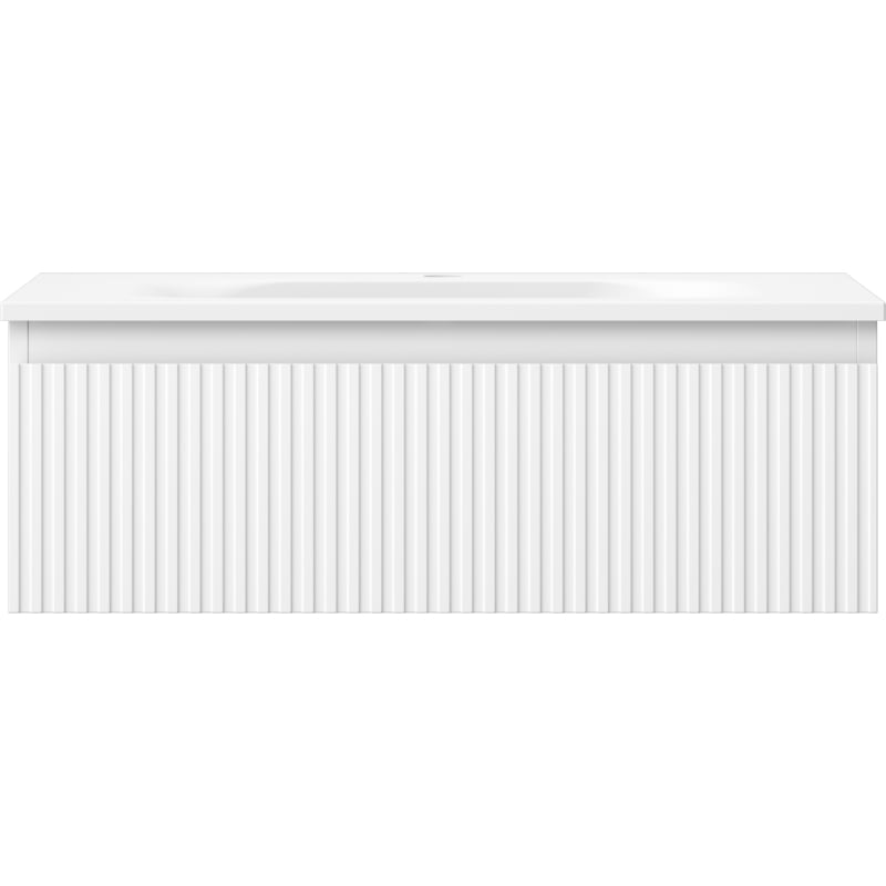 Mexen Rivel vannitoakapp 70 cm koos Vela kraanikausiga, 1 sahtel, soonikkoes, valge matt - 91A20-07023-1-BF01-W23M01