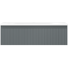 Mexen Rivel kupaonski ormaric 80 cm s umivaonikom Vela, 1 ladica, rebrasta, grafit mat/bijela mat - 91A20-08023-1-BF66-W23M01