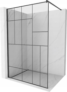 Mexen Kioto Zaslonka za tuš Walk-in 110 x 200 cm, crni uzorak 8 mm, crna - 800-110-101-70-78