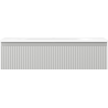 Mexen Rivel badkamerkast 90 cm met wastafel Vela, 1 lade, geribbeld, grijs mat / wit mat - 91A20-09023-1-BF62-W23M01